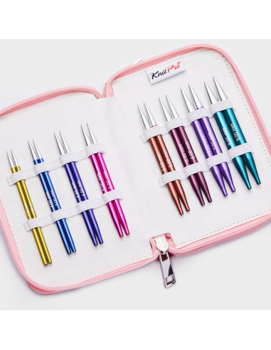 KnitPro Deluxe Zing Set mit kurzen Rundstricknadeln
