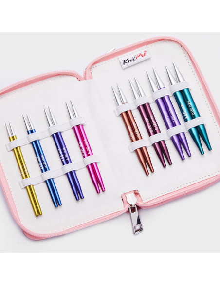 KnitPro Deluxe Zing Set mit kurzen Rundstricknadeln