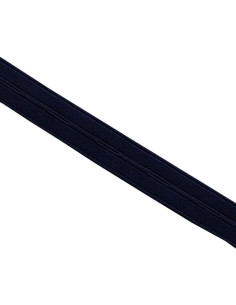 Knopfloch-Gummiband Nylon - Marineblau