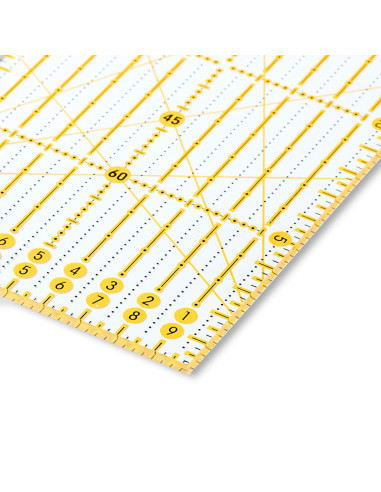 Omnigrid Patchwork-Lineal Winkel 10 x 45 cm
