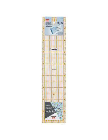 Omnigrid Patchwork-Lineal Winkel 10 x 45 cm