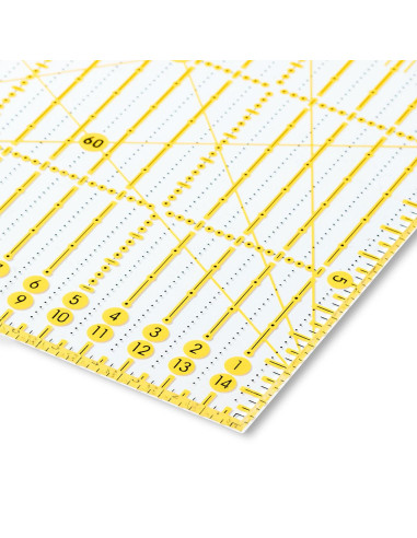 Patchwork-Lineal Omnigrid Winkel 15 x 60 cm