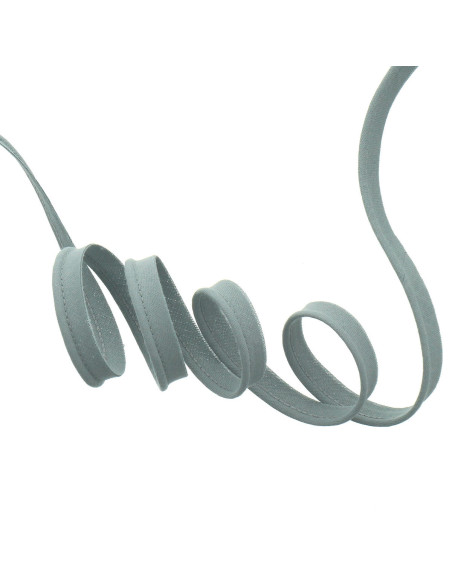 Paspelband aus Textil 10 mm - Mittelgrau