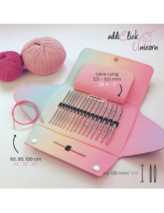 Addi Click Unicorn - Rundstricknadel-Set
