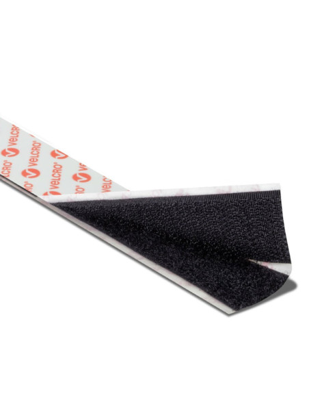 VELCRO® Marken-Klettverschluss schwarz 100 mm breit pro Meter