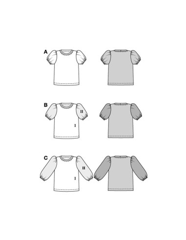T-Shirt-Schnittmuster - Burda 5809