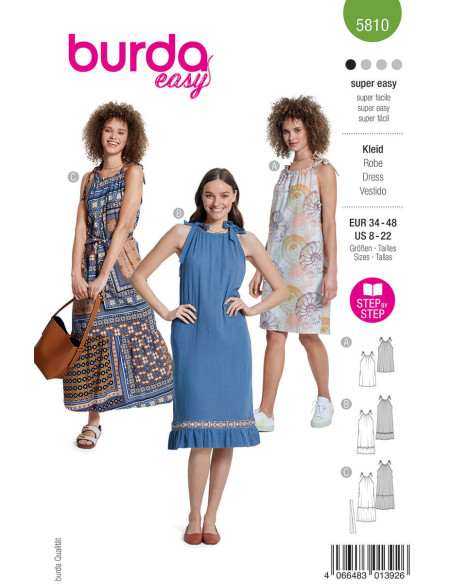 Kleidmuster - Burda 5810