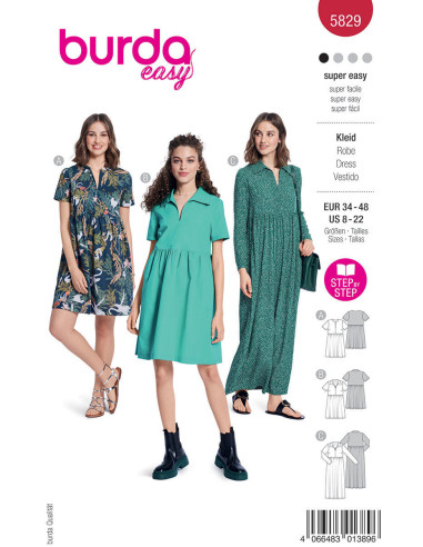 Kleidmuster - Burda 5829