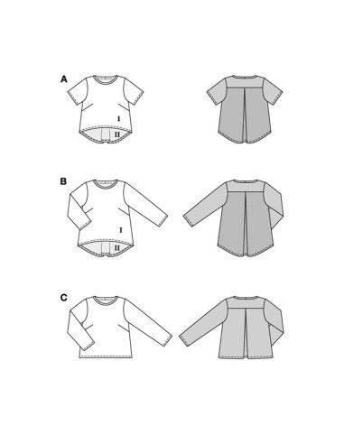 T-Shirt-Schnittmuster - Burda 5831