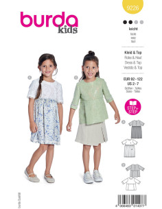 Kleid- und Oberteil-Schnittmuster - Burda 9226