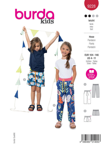 Hosenmuster - Burda 9228