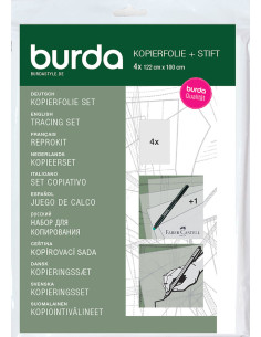 Reprokit-Folie mit Burda-Bleistift