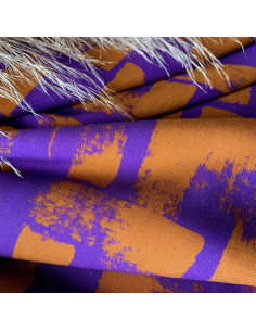Viskose-Twill-Stoff Purple Rain - My Dress Made