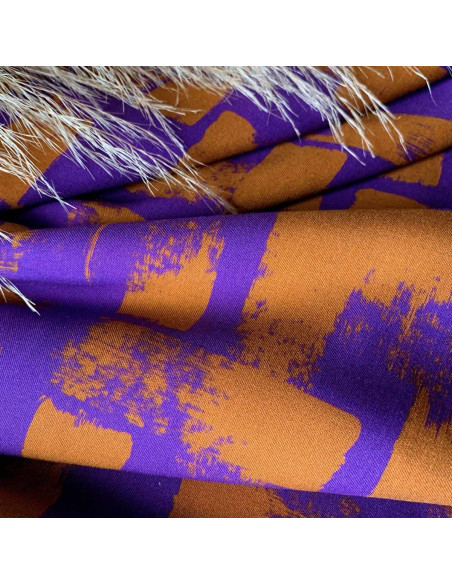 Viskose-Twill-Stoff Purple Rain - My Dress Made