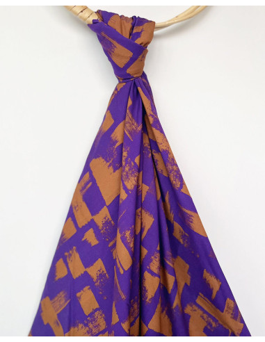 Viskose-Twill-Stoff Purple Rain - My Dress Made