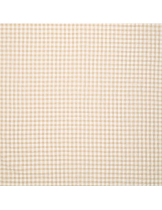 Kariertes Seersucker-Gewebe - Beige 2