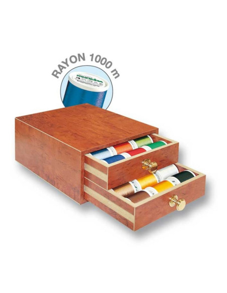 Mini-Nähgarn-Set Maschinenstickerei Rayon Madeira 1000 m