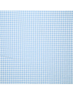 Kariertes Seersucker-Gewebe - Blau 2