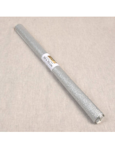 Glitzerfolie 50 x 70 cm - Silber 2