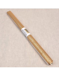 Glitzerstoff 50 x 70 cm - Dunkelgold 2