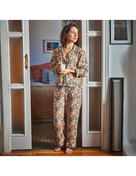 Damen-Pyjama-Schnittmuster Budapest - Ikatee