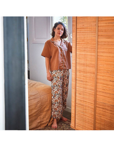 Damen-Pyjama-Schnittmuster Budapest - Ikatee