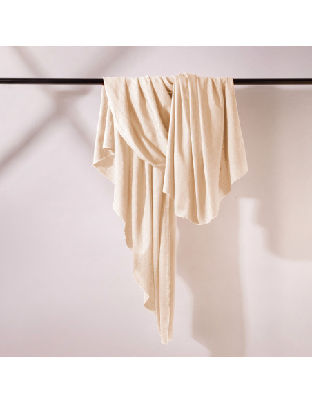 Baumwoll-Viskose-Stoff Flake Off White - Atelier Brunette