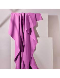 Baumwoll-Gabardine-Stoff Bubble Gum - Atelier Brunette