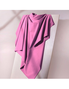 Leichter Baumwoll-Gabardine-Stoff Bubble Gum - Atelier Brunette