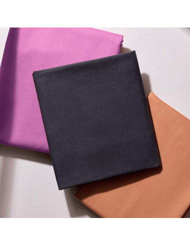 Leichter Baumwoll-Gabardine-Stoff Bubble Gum - Atelier Brunette