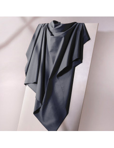 Leichter Baumwoll-Gabardine-Stoff Deep Charcoal - Atelier Brunette