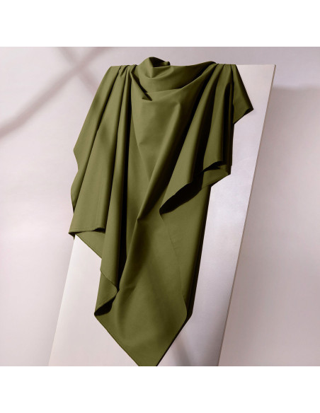 Leichter Gabardine-Stoff aus Baumwolle in Ivy Green - Atelier Brunette
