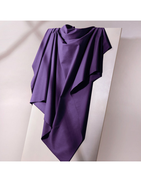 Leichter Baumwoll-Gabardine-Stoff Majestic Purple - Atelier Brunette