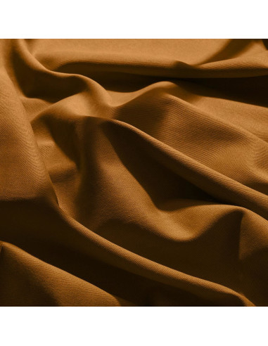 Leichter Gabardine-Stoff aus Baumwolle in Ocker - Atelier Brunette