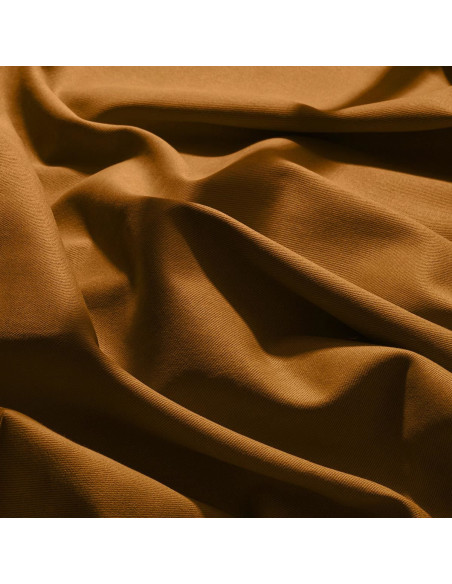 Leichter Gabardine-Stoff aus Baumwolle in Ocker - Atelier Brunette