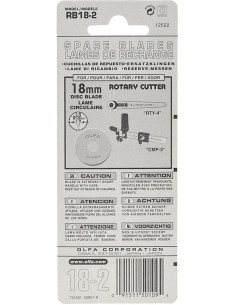 2 Ersatzklingen für Olfa Cutter - 18 mm 2