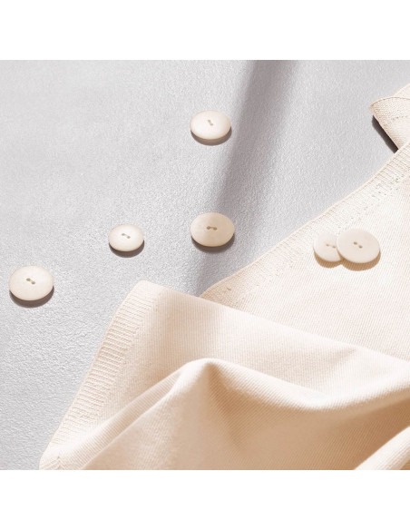 Leichter Gabardine-Stoff aus Baumwolle in Off White - Atelier Brunette