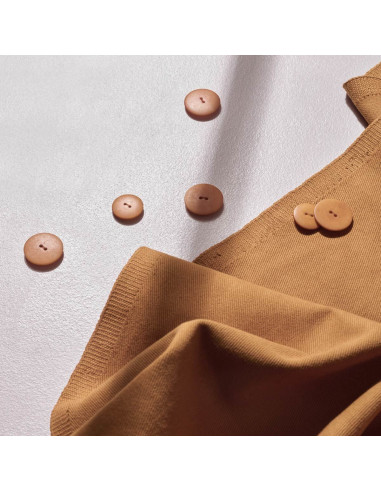 Baumwoll-Gabardine-Stoff Pecan Pie - Atelier Brunette