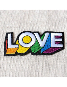 Bügelbild Patch Thema Love - Love 3D