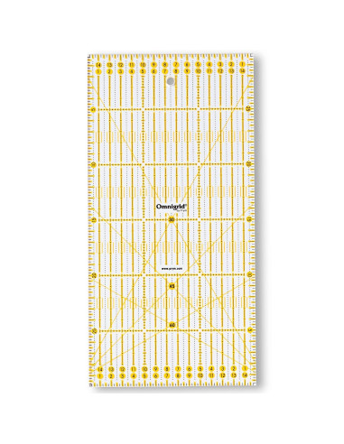 Omnigrid Patchwork-Lineal Winkel 15 x 30 cm