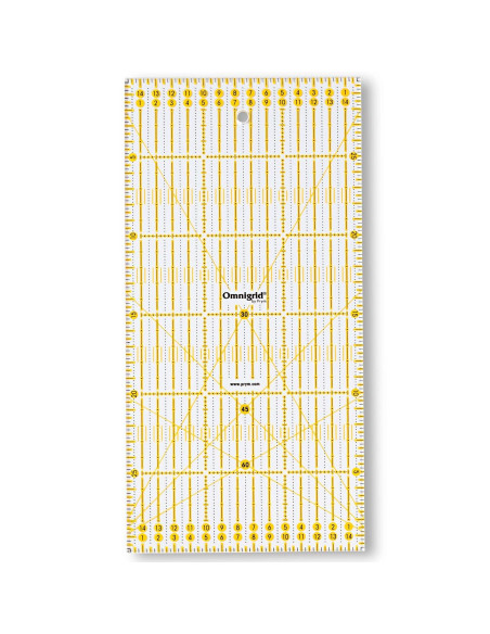Omnigrid Patchwork-Lineal Winkel 15 x 30 cm