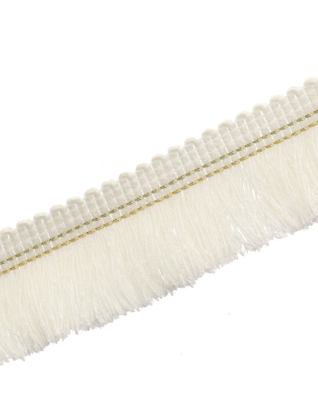 Überstichfransen oder 30 mm - Creme