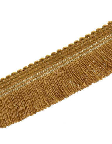 Überstichfranse Gold 30 mm - Ocker