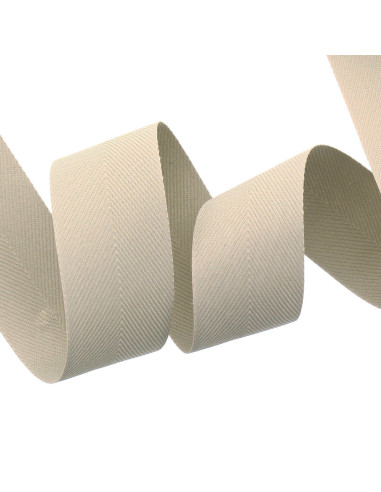 Wasserabweisendes Zickzackband - Beige