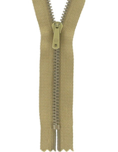 Reißverschluss Hose - Mittelbeige