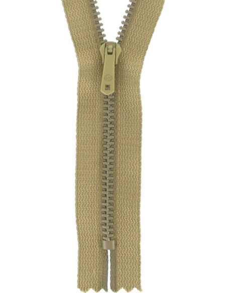 Reißverschluss Hose - Mittelbeige
