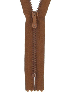 Reißverschluss Hose - Mittelbraun