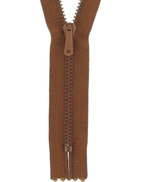 Reißverschluss Hose - Mittelbraun