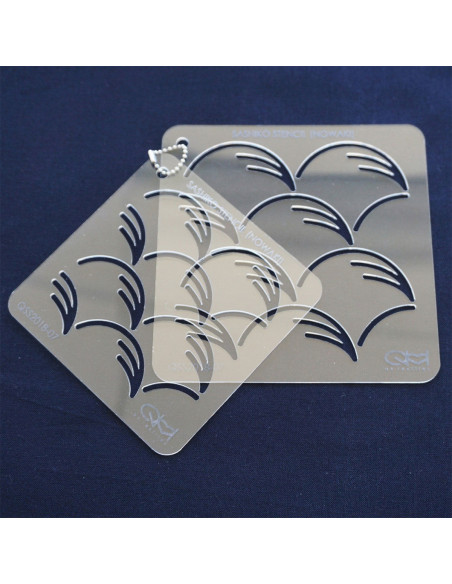 Set mit 2 Schablonen für Sashiko-Stencil - Nowaki