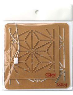 Set mit 2 Schablonen für Sashiko-Stencil - Asano-Ha 2